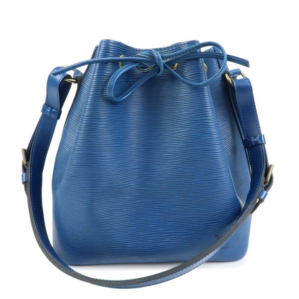 Louis Vuitton Epi Petit Noe Bucket Bag Toledo Blue